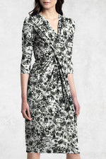 Grey Nuance Flower Venus Dress - Size 13