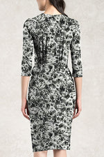 Grey Nuance Flower Venus Dress - Size 13