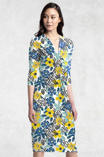 Yellow Bouquet Venus Dress - Size 13