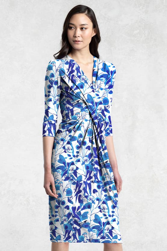 Blue Leaf Venus Dress - Size 13
