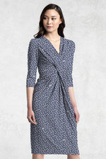 Navy Millefleur Venus Dress - Size 13