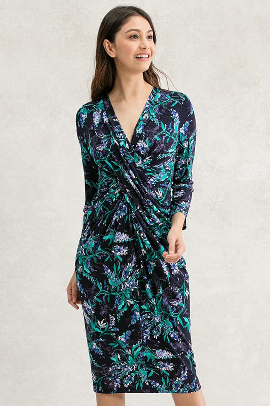 Navy Aroma Venus One-Piece Dress - Size 13