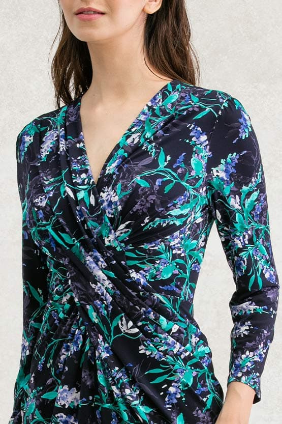 Navy Aroma Venus One-Piece Dress - Size 13
