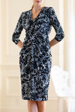 Navy Lavender Venus Dress - Size 13