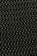 [Chiffon x Jacquard] Decollete Tuck Dress