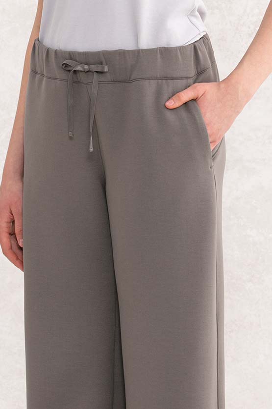 Taupe Relaxed Wide Pants