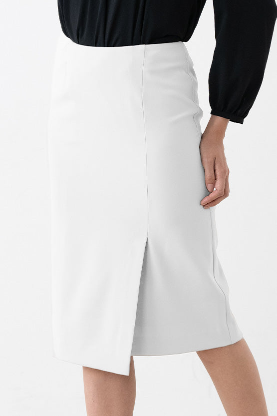 All-Season Material: Smart Stretch Wrap Skirt