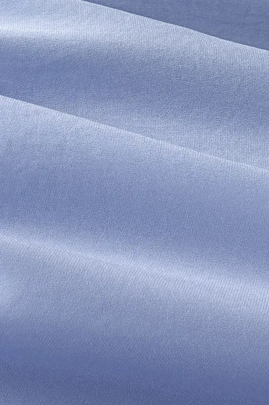 Stretch Chiffon: Square Neck Top