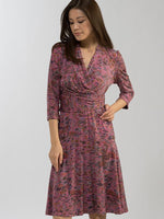Silk Toki Michelle Cache-Coeur Dress