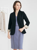 Washable Knit: Blue Knit Dress