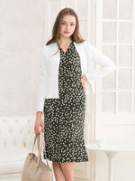 Olive Clover Gathered Dress