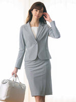Stretch Jacquard: Gregio Wrap Skirt